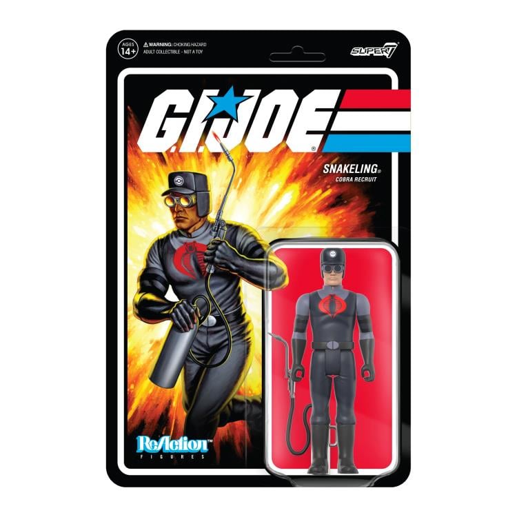 G.I. Joe ReAction Cobra Snakeling with Goggles (Tan) Figure Gallery Image 4