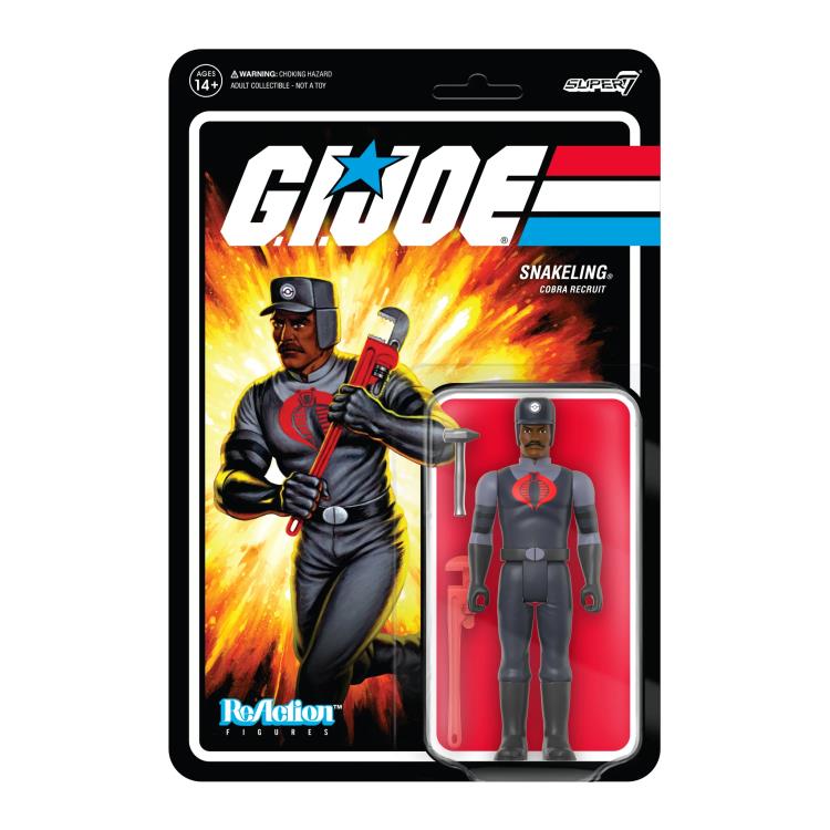 G.I. Joe ReAction Cobra Snakeling with Mustache (Brown) Figure Gallery Image 4