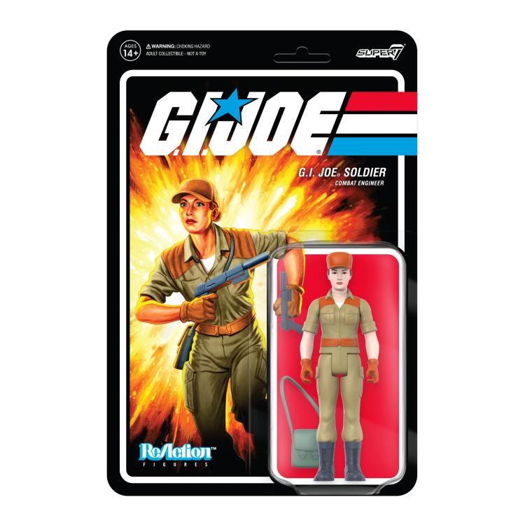 G.I. Joe ReAction Female Soldier with Bun (Pink) Figure Gallery Image 5