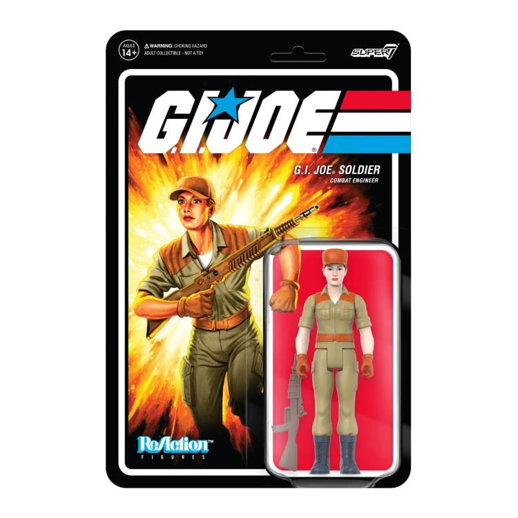 G.I. Joe ReAction Female Soldier with Short Hair (Pink) Figure Gallery Image 5