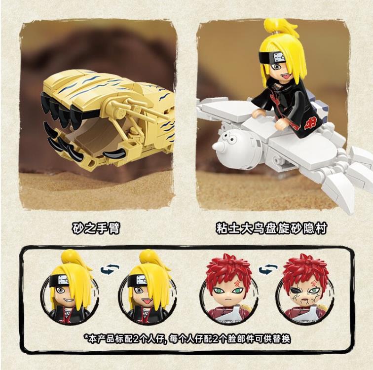 Portachiavi Ufficiale Naruto Shippuden – PVC Deidara In Versione SD (Super Deformed), Collezionabile Per Fan Anime, Grande Eastern Entertainment - 2