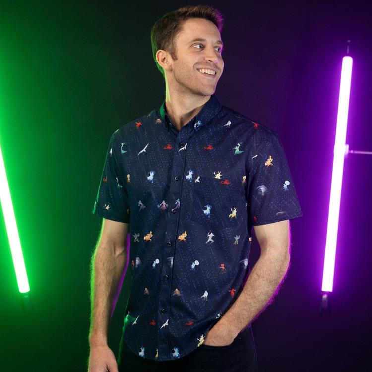 Marvel Little Things: Avengers Short Sleeve Button Up Shirt Gallery Image 7