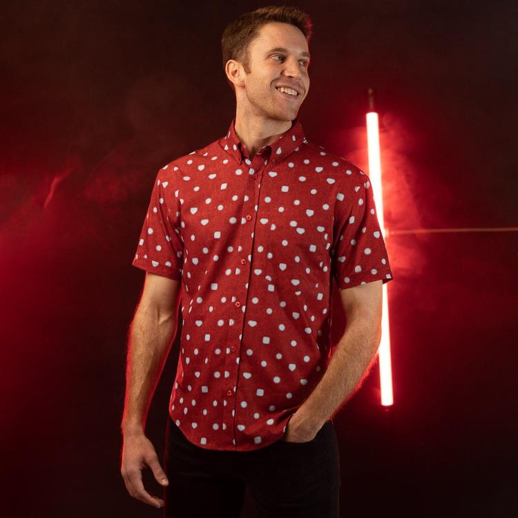 Marvel Little Things: Iron Man Short Sleeve Button Up Shirt Gallery Image 7