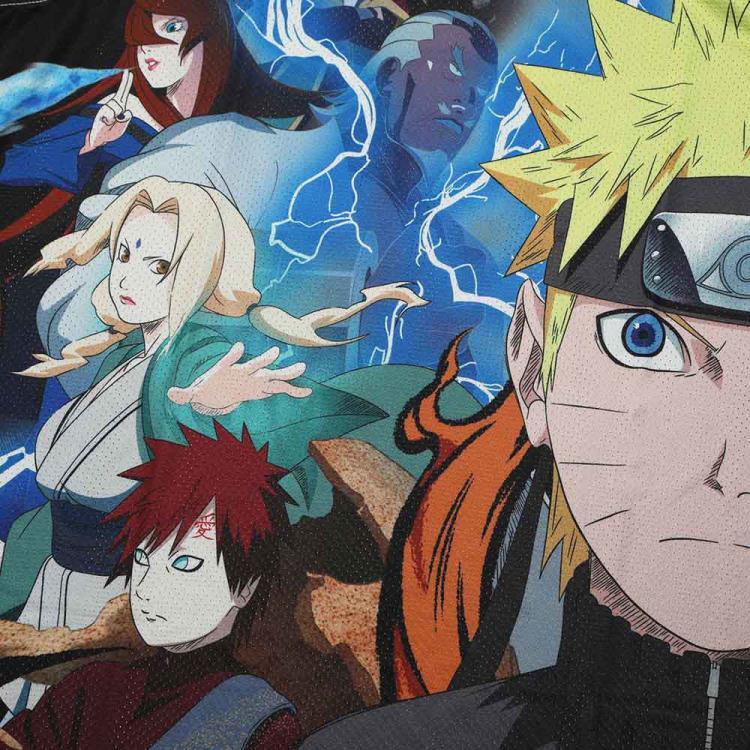 Naruto: Shippuden Sublimated Characters Basketball Jersey Gallery Image 3