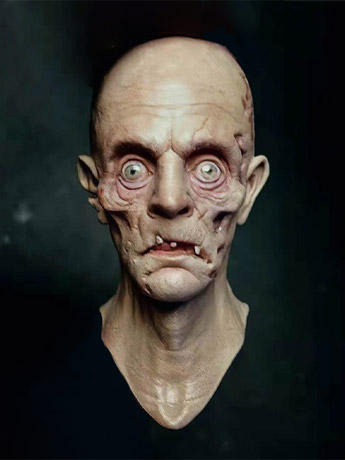 Zombie 1/6 Scale Head Sculpt Gallery Image 2