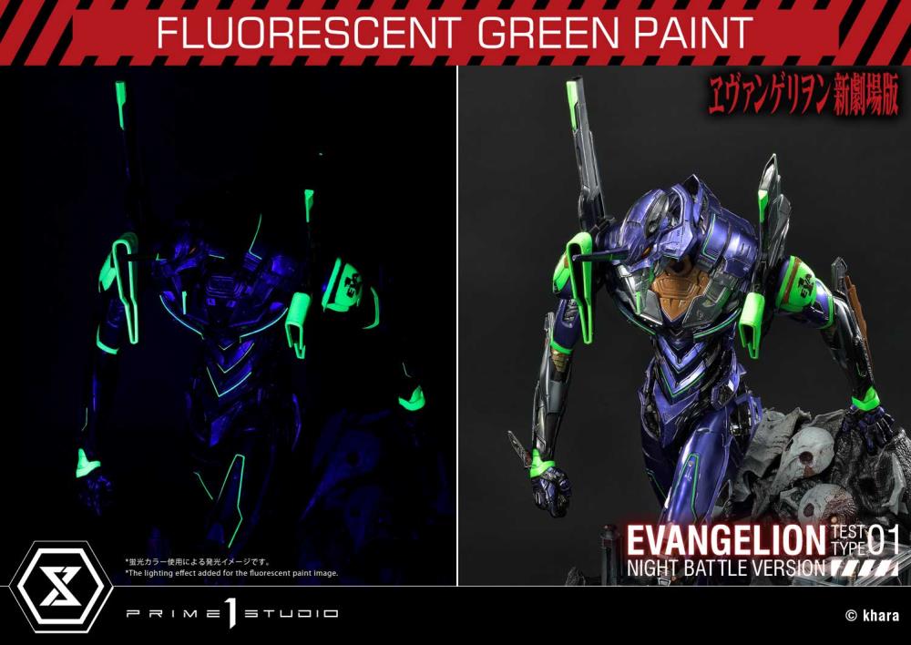 Rebuild of Evangelion Ultimate Diorama Masterline EVA Test Type-01 (Night Battle Ver.) Limited Edition Statue Gallery Image 52