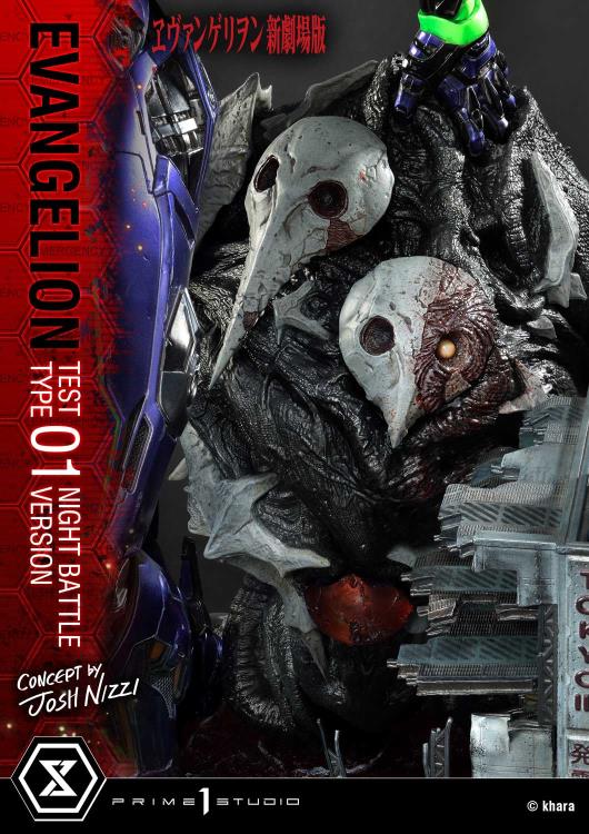 Rebuild of Evangelion Ultimate Diorama Masterline EVA Test Type-01 (Night Battle Ver.) Limited Edition Statue Gallery Image 28