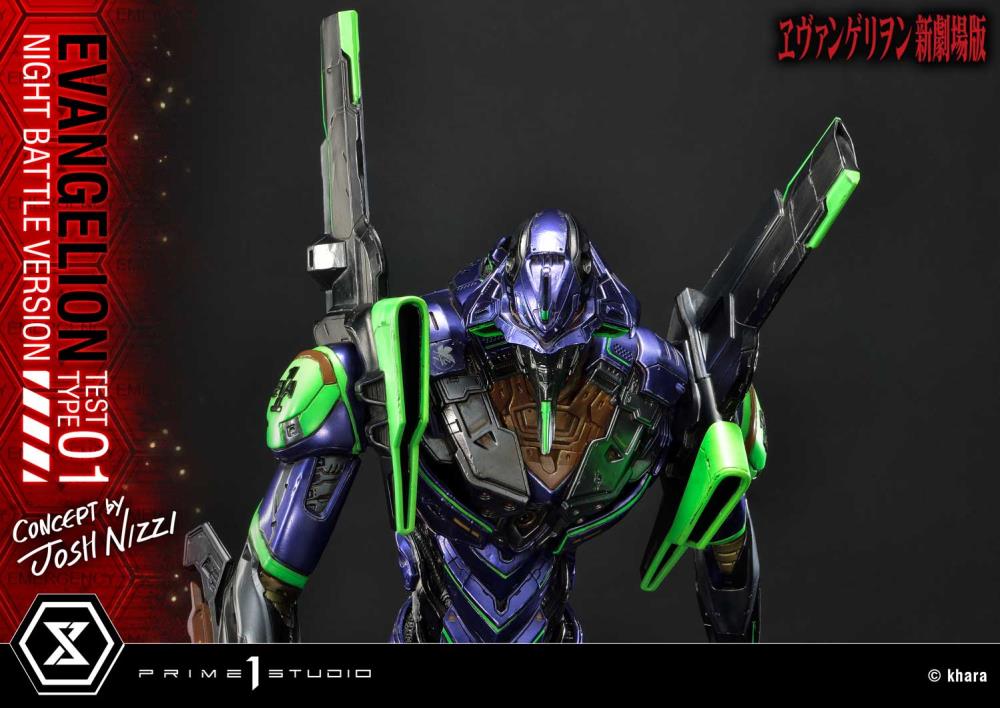 Rebuild of Evangelion Ultimate Diorama Masterline EVA Test Type-01 (Night Battle Ver.) Limited Edition Statue Gallery Image 40