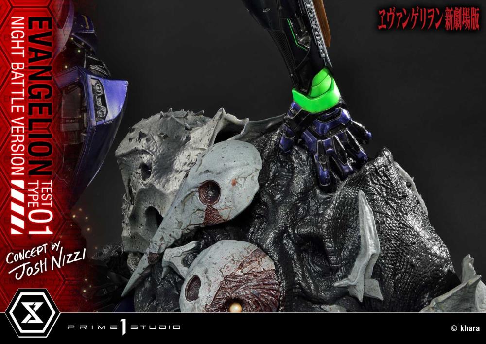 Rebuild of Evangelion Ultimate Diorama Masterline EVA Test Type-01 (Night Battle Ver.) Limited Edition Statue Gallery Image 38