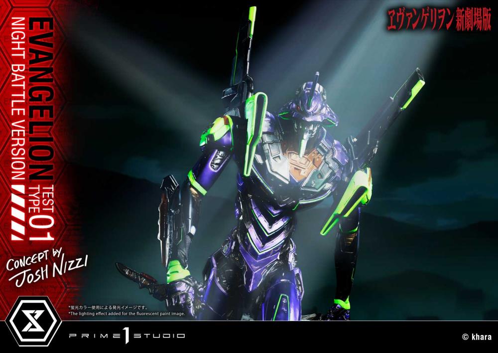 Rebuild of Evangelion Ultimate Diorama Masterline EVA Test Type-01 (Night Battle Ver.) Limited Edition Statue Gallery Image 65