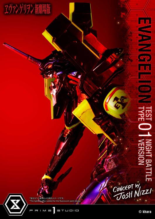 Rebuild of Evangelion Ultimate Diorama Masterline EVA Test Type-01 (Night Battle Ver.) Limited Edition Statue Gallery Image 71