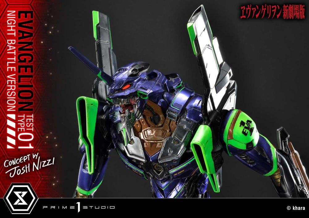 Rebuild of Evangelion Ultimate Diorama Masterline EVA Test Type-01 (Night Battle Ver.) Limited Edition Statue Gallery Image 25