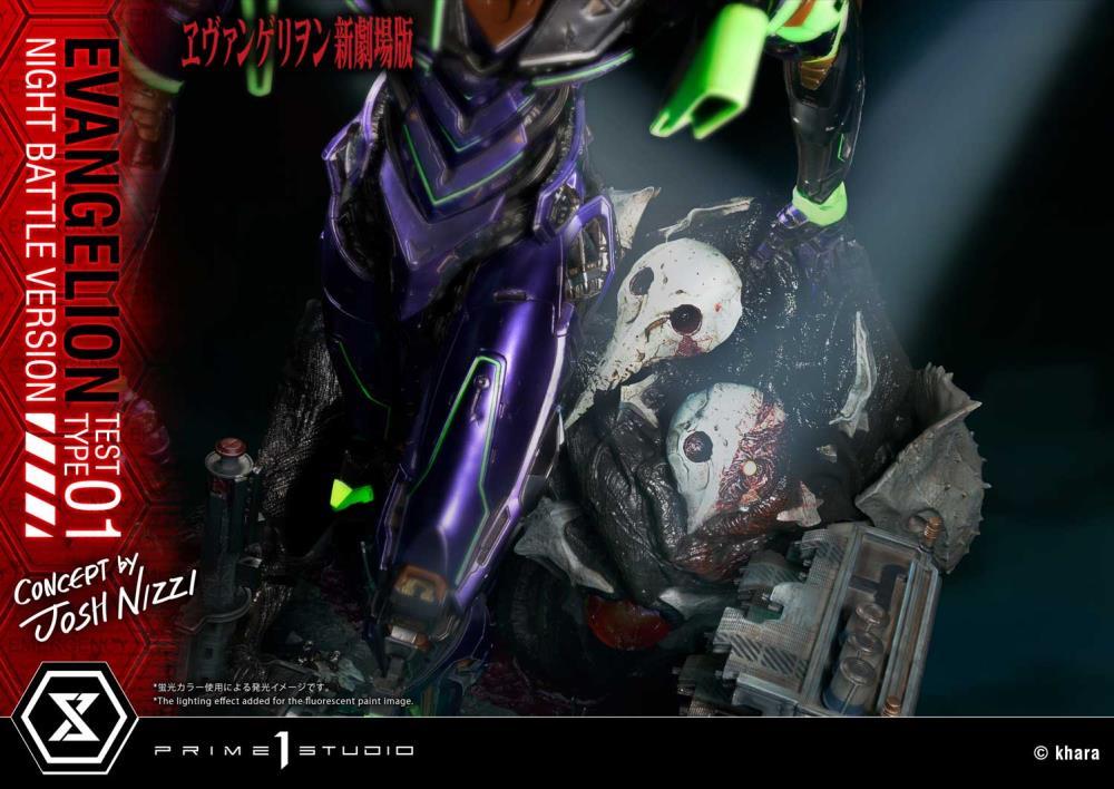 Rebuild of Evangelion Ultimate Diorama Masterline EVA Test Type-01 (Night Battle Ver.) Limited Edition Statue Gallery Image 66