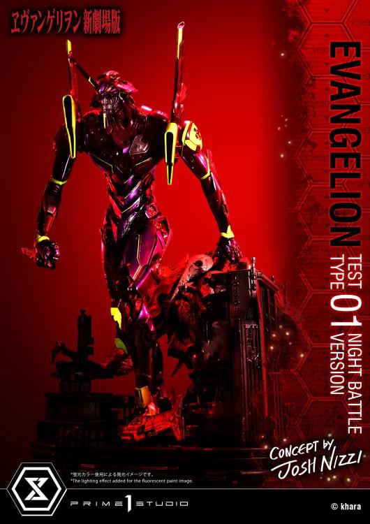 Rebuild of Evangelion Ultimate Diorama Masterline EVA Test Type-01 (Night Battle Ver.) Limited Edition Statue Gallery Image 69