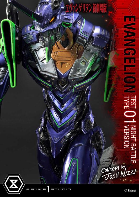Rebuild of Evangelion Ultimate Diorama Masterline EVA Test Type-01 (Night Battle Ver.) Limited Edition Statue Gallery Image 49