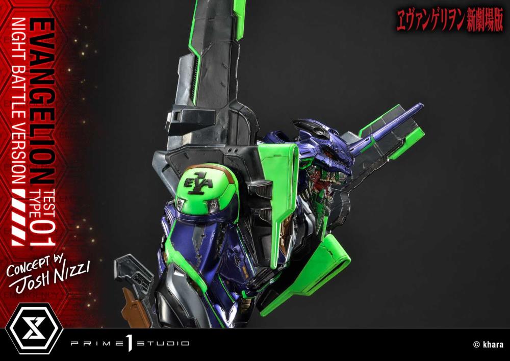 Rebuild of Evangelion Ultimate Diorama Masterline EVA Test Type-01 (Night Battle Ver.) Limited Edition Statue Gallery Image 24