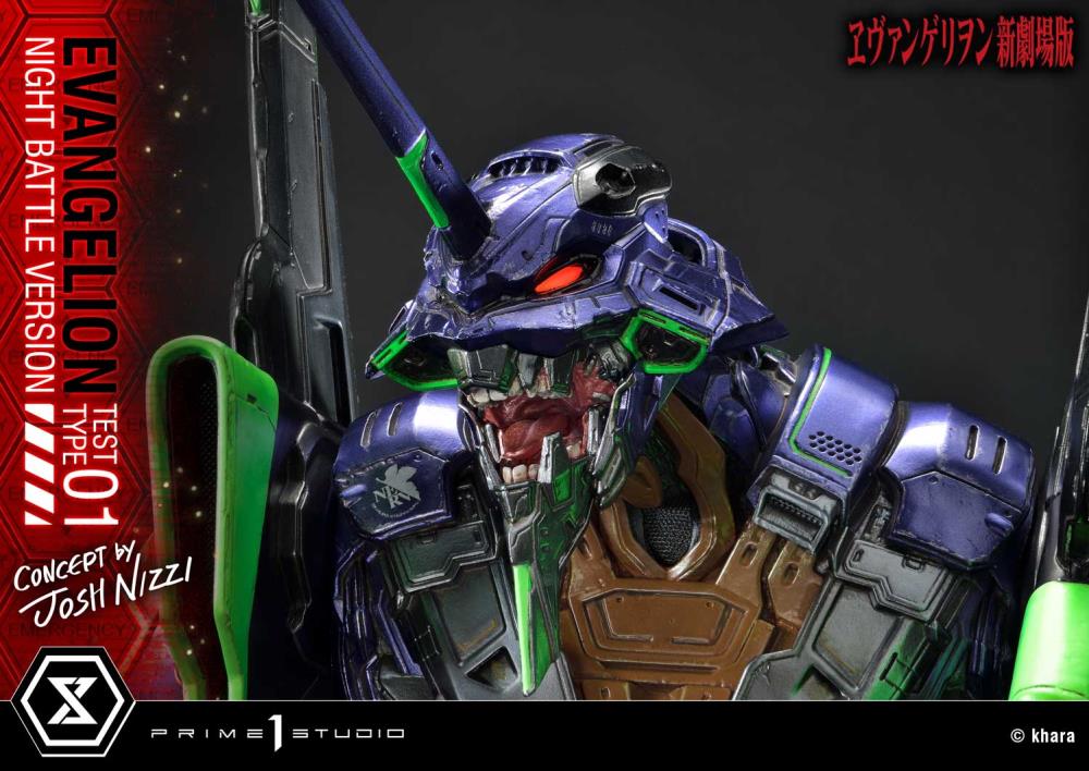 Rebuild of Evangelion Ultimate Diorama Masterline EVA Test Type-01 (Night Battle Ver.) Limited Edition Statue Gallery Image 44