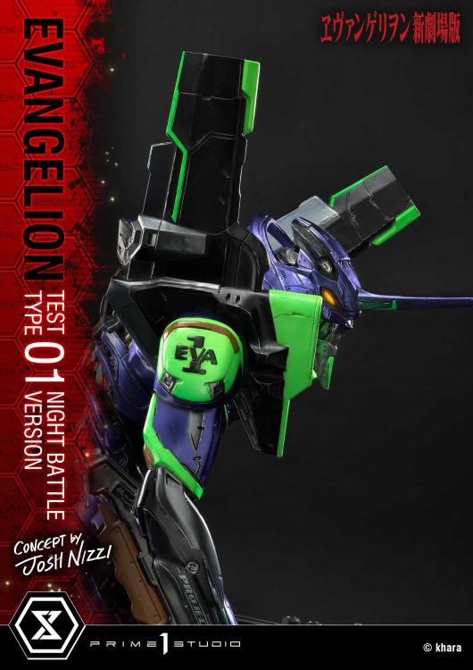 Rebuild of Evangelion Ultimate Diorama Masterline EVA Test Type-01 (Night Battle Ver.) Limited Edition Statue Gallery Image 46