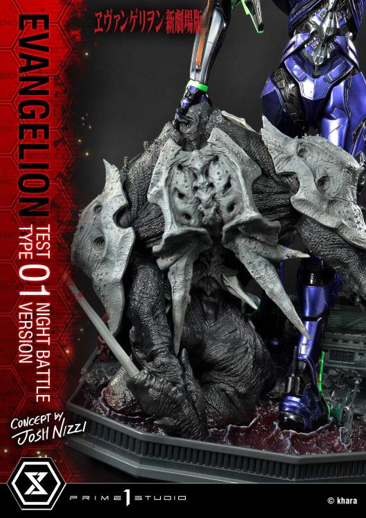 Rebuild of Evangelion Ultimate Diorama Masterline EVA Test Type-01 (Night Battle Ver.) Limited Edition Statue Gallery Image 30