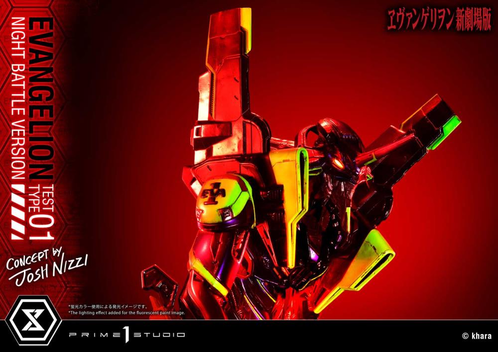 Rebuild of Evangelion Ultimate Diorama Masterline EVA Test Type-01 (Night Battle Ver.) Limited Edition Statue Gallery Image 74