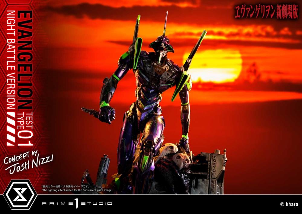 Rebuild of Evangelion Ultimate Diorama Masterline EVA Test Type-01 (Night Battle Ver.) Limited Edition Statue Gallery Image 72