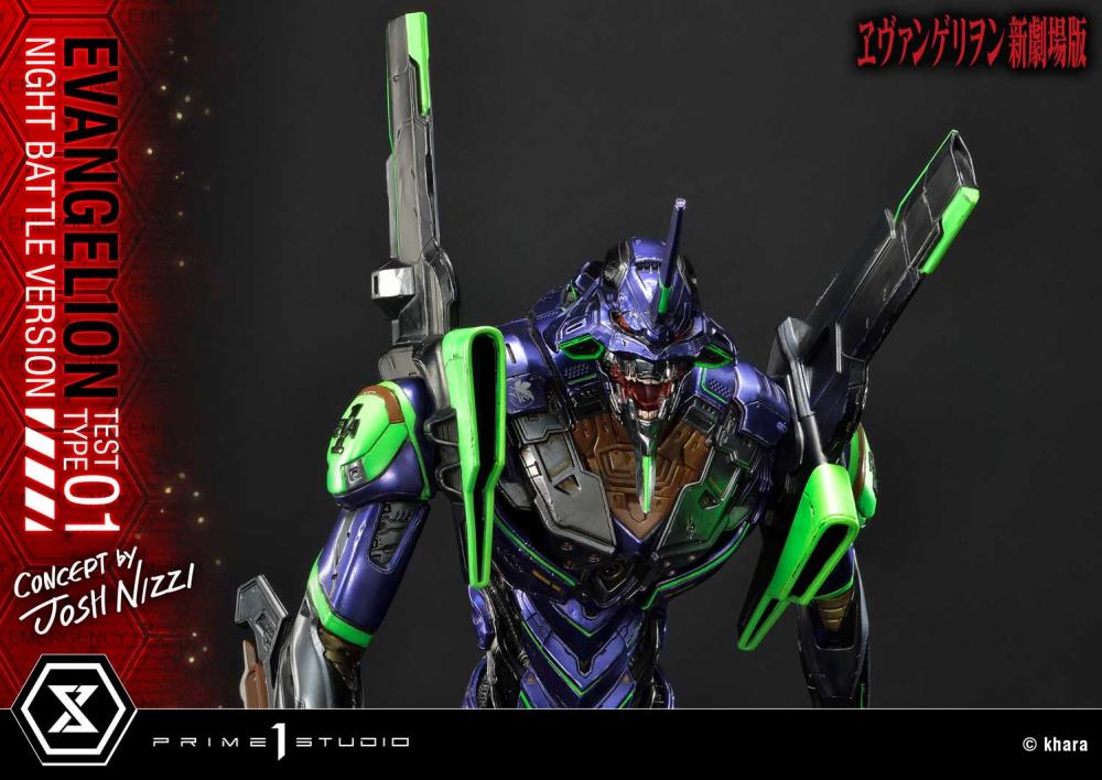 Rebuild of Evangelion Ultimate Diorama Masterline EVA Test Type-01 (Night Battle Ver.) Limited Edition Statue Gallery Image 23