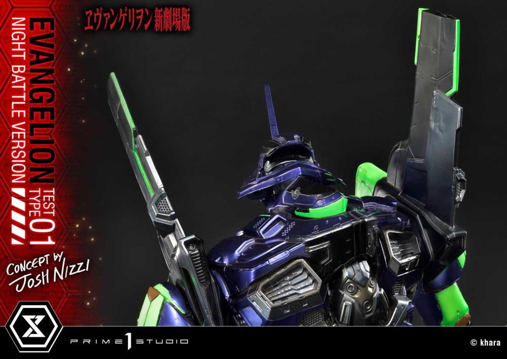 Rebuild of Evangelion Ultimate Diorama Masterline EVA Test Type-01 (Night Battle Ver.) Limited Edition Statue Gallery Image 26