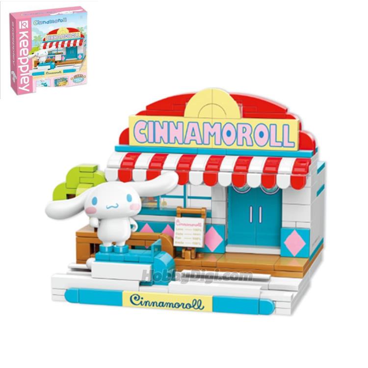 Sanrio Cinnamaroll Street Scenes Qman Building Block Toy Set Gallery Image 4