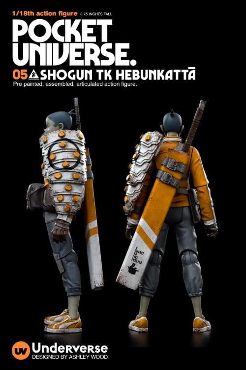 【未開封品】UNIVERSE TOMORROW KINGS Tomorrow Kings Pocket Universe Shogun TK Hebunkatta 1/18 Scale Figure