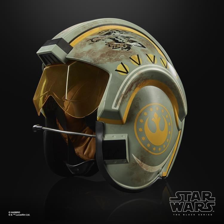 Star Wars: The Black Series Trapper Wolf X-Wing Pilot (The Mandalorian) 1:1 Scale Wearable Helmet (Electronic) Gallery Image 5