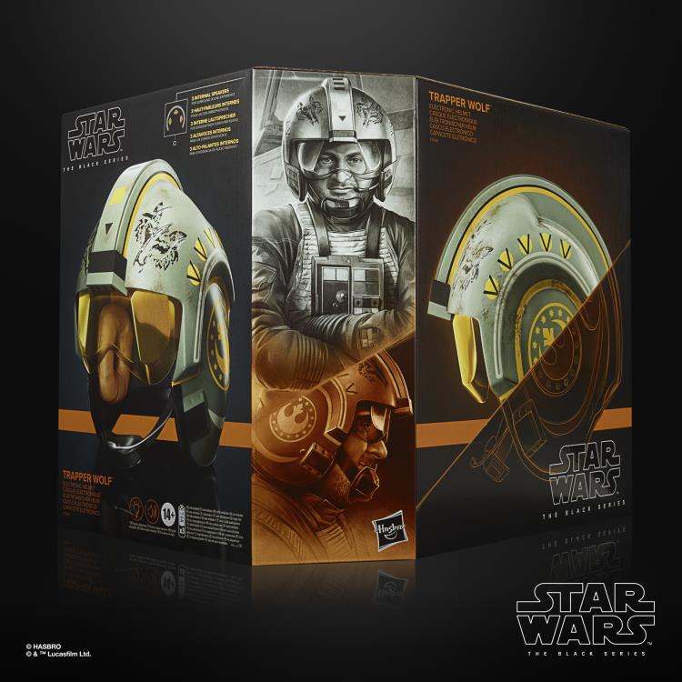 Star Wars: The Black Series Trapper Wolf X-Wing Pilot (The Mandalorian) 1:1 Scale Wearable Helmet (Electronic) Gallery Image 6