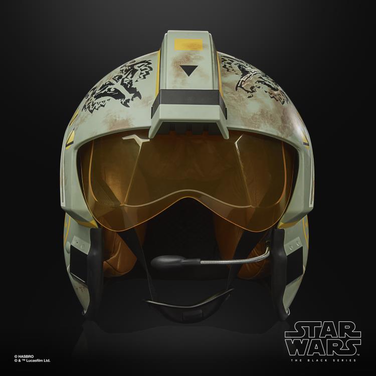 Star Wars: The Black Series Trapper Wolf X-Wing Pilot (The Mandalorian) 1:1 Scale Wearable Helmet (Electronic) Gallery Image 3