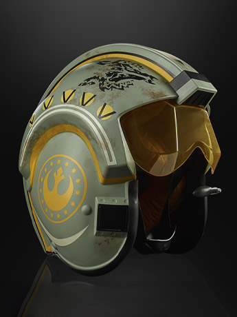 Star Wars: The Black Series Trapper Wolf X-Wing Pilot (The Mandalorian) 1:1 Scale Wearable Helmet (Electronic) Gallery Image 2