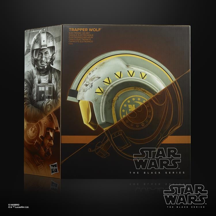 Star Wars: The Black Series Trapper Wolf X-Wing Pilot (The Mandalorian) 1:1 Scale Wearable Helmet (Electronic) Gallery Image 7