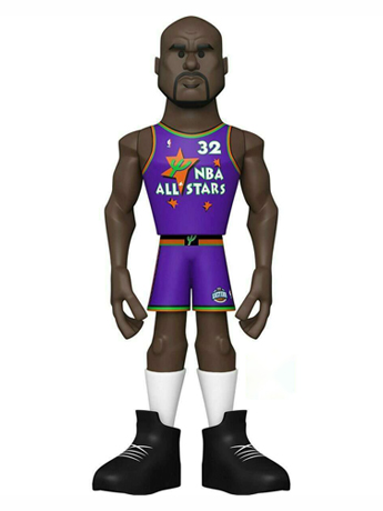 NBA: All Stars Gold Legends Shaquille O'Neal 12-Inch Premium Vinyl Figure (Chase) Gallery Image 2