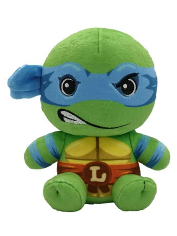 Teenage Mutant Ninja Turtles Club Mocchi- Mocchi- Leonardo Junior 6-Inch Plush Gallery Image 2