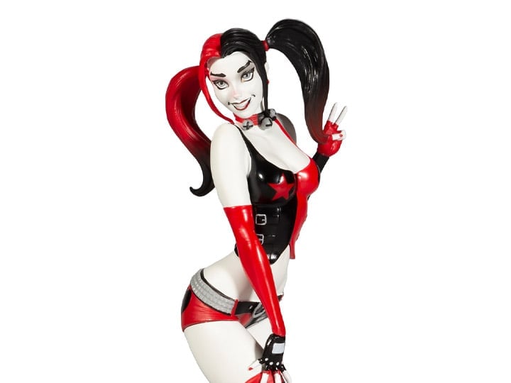 DC Comics Red White & Black Harley Quinn (J. Scott Campbell