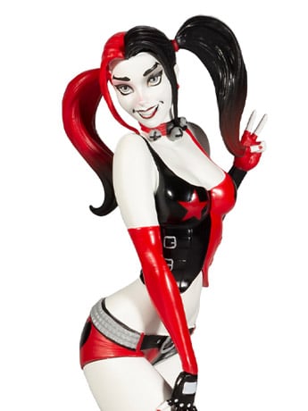 DC Comics Red White & Black Harley Quinn (J. Scott Campbell