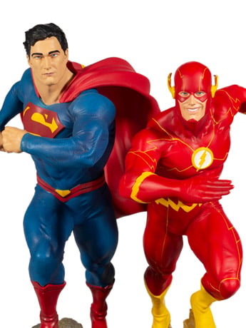 DC Comics Superman vs. The Flash Limited Edition 1/8 Scale Battle Statue Gallery Image 2