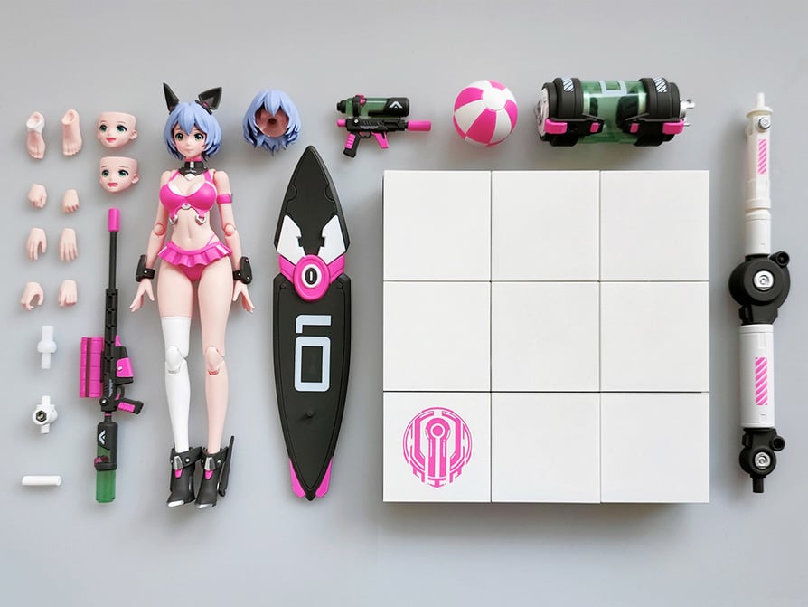 Black Rock Candy Project Beach Battle Series Yuna Action Figure Gallery Image 13