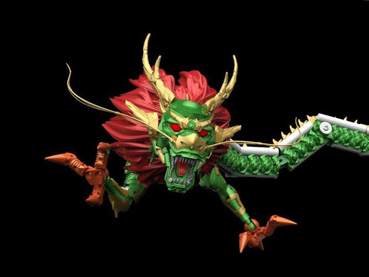 Tamashii Soul Toys TS-01GR Green Dragon Long March 5 Rocket Transformation Mecha Gallery Image 1