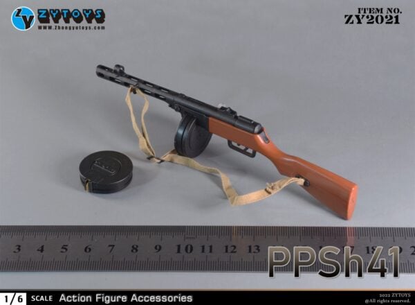 PPSH-41 Submachine Gun 1/6 Scale Accessory Set