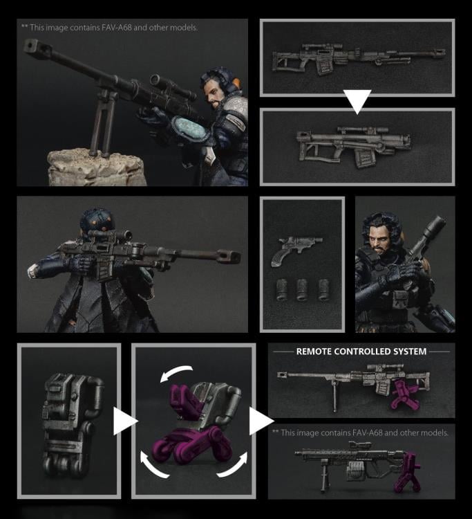 Acid Rain FAV-A68 Argus Nocturnal Predator Action Figure Gallery Image 4