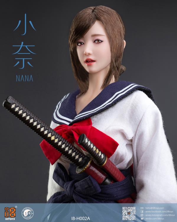 NANA Female Head Sculpt (Brown Hair Bun) 1/6 Scale Accessory Gallery Image 8