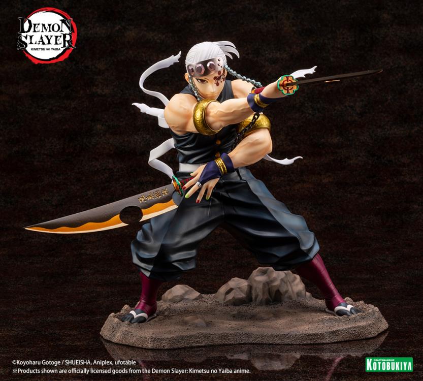 Demon Slayer: Kimetsu No Yaiba ArtFX J Tengen Uzui 1/8 Scale Figure Gallery Image 6