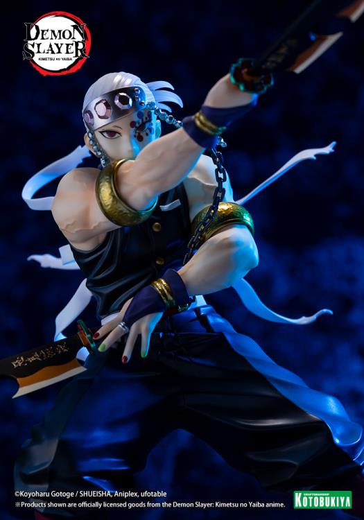 Demon Slayer: Kimetsu No Yaiba ArtFX J Tengen Uzui 1/8 Scale Figure Gallery Image 3