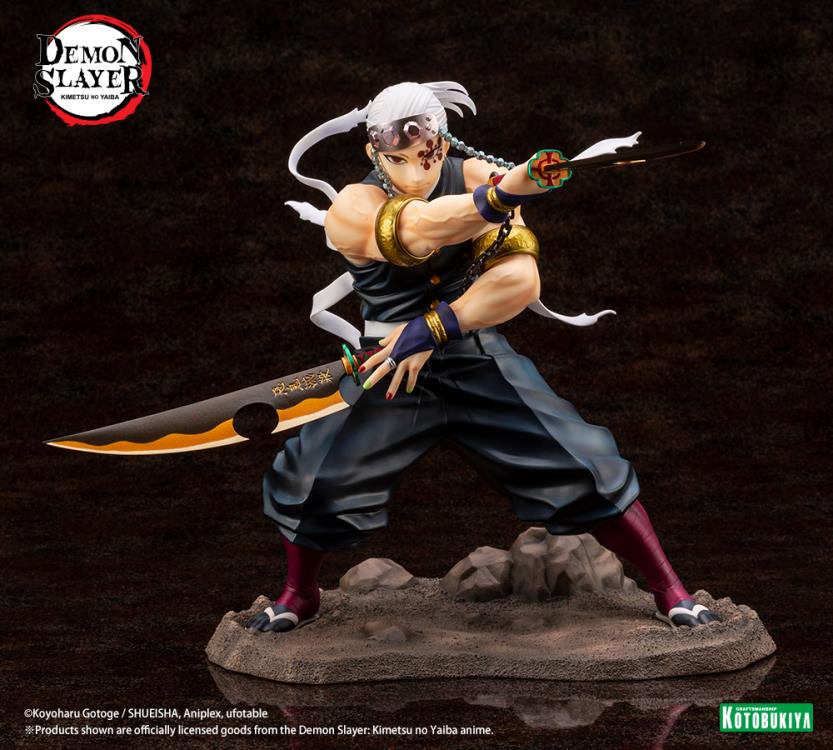 Demon Slayer: Kimetsu No Yaiba ArtFX J Tengen Uzui 1/8 Scale Figure Gallery Image 13