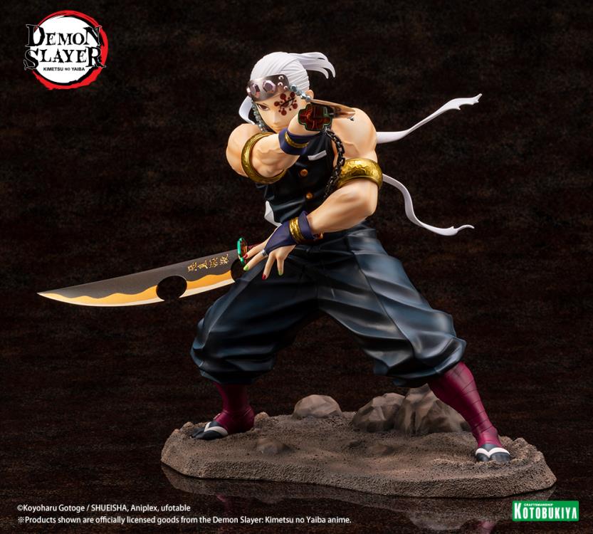 Demon Slayer: Kimetsu No Yaiba ArtFX J Tengen Uzui 1/8 Scale Figure Gallery Image 7
