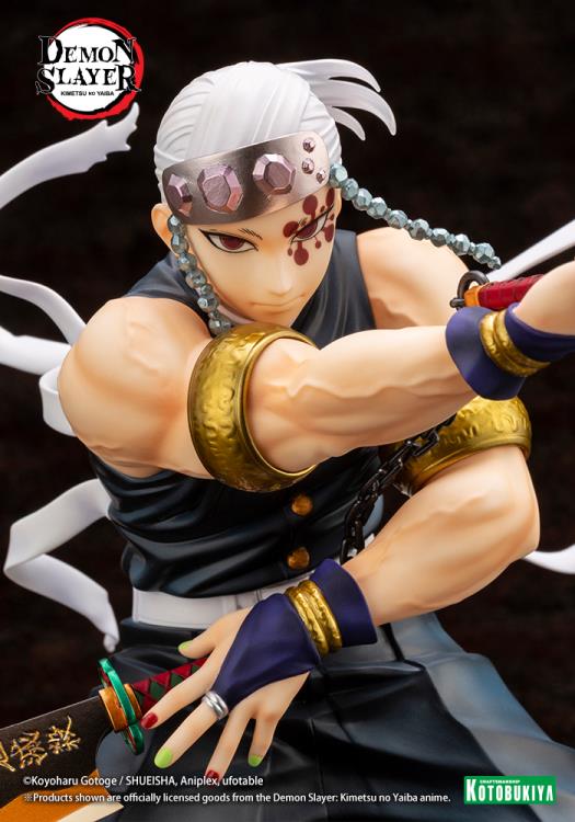 Demon Slayer: Kimetsu No Yaiba ArtFX J Tengen Uzui 1/8 Scale Figure Gallery Image 4