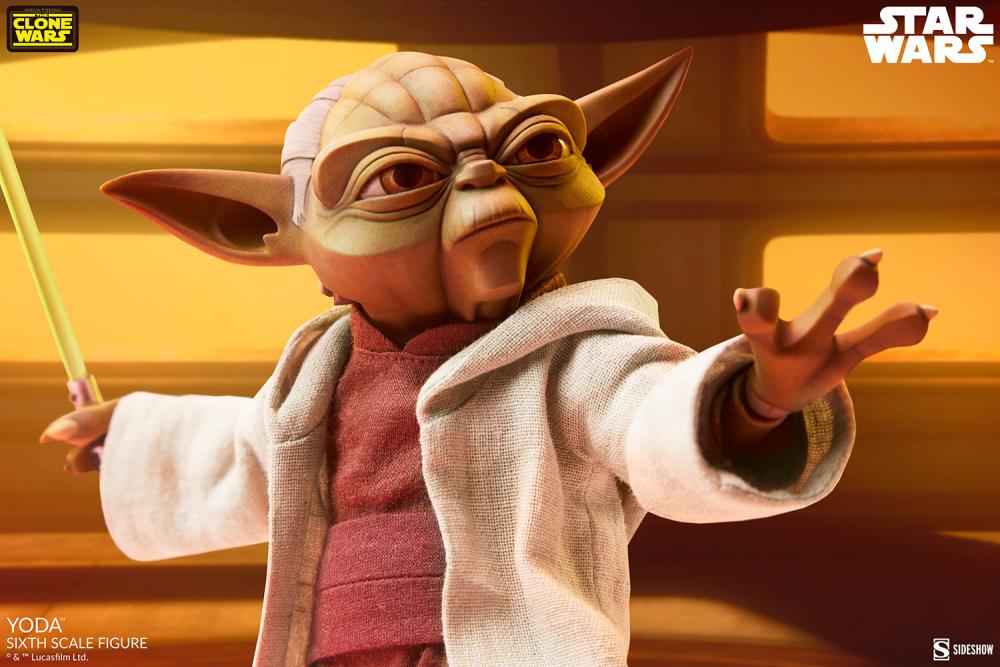 Star Wars: The Clone Wars Yoda 1/6 Scale Figure Gallery Image 4